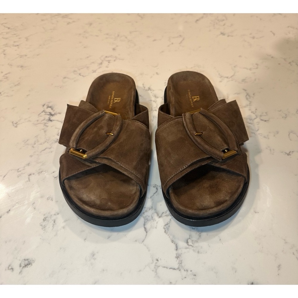 Banana Republic Ravello Suede Slide Sandals - Size 8
